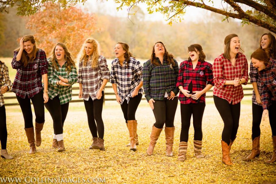 Bridal Party in Flannel
