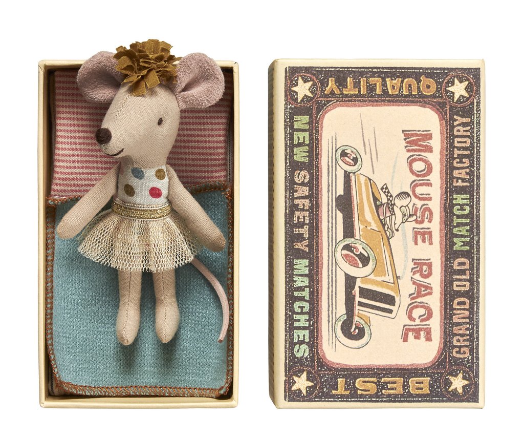 italiensk tjeneren komponist Ballerina Mouse in Box - Sweet Meadow